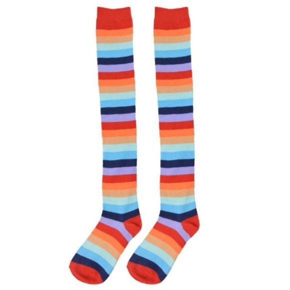 Rainbow Striped Stockings - Color - Picture 2 of 4